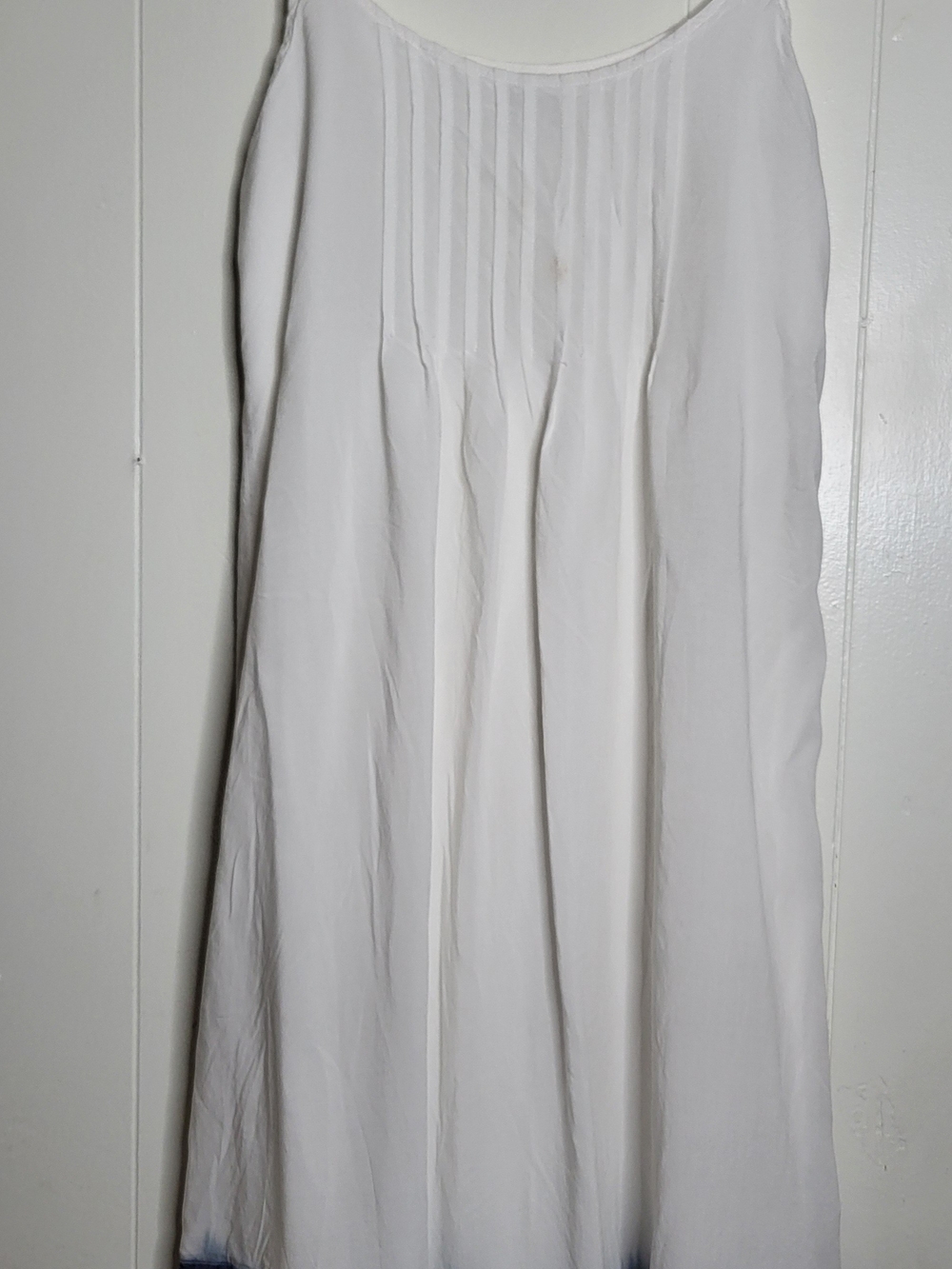 Splendid White Maxi Skirt with Pintuck Front